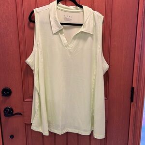 Livi (Lane Bryant) sleeveless polo 30/32